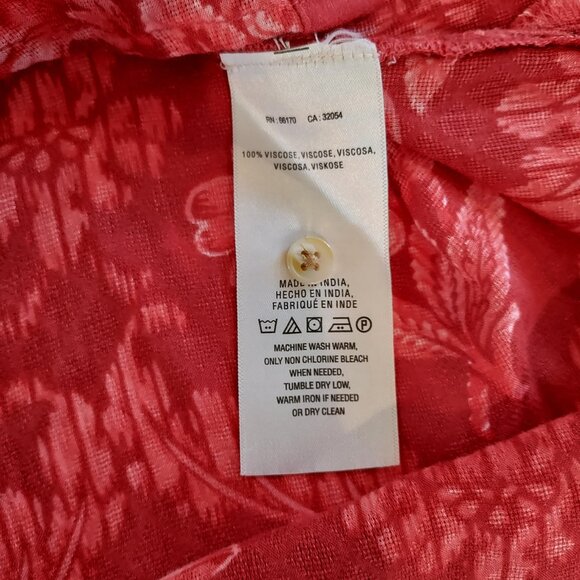 Anthropologie Akemi + Kin Coconino Floral Button Down Blouse Size Lg NWOT - Picture 9 of 11